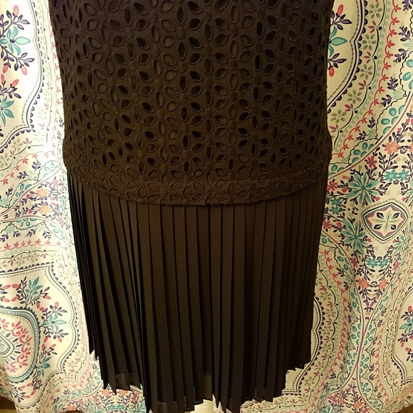 LOFT Eyelet Detail Drop Waist Cocktail Dress - Picture 2 of 7